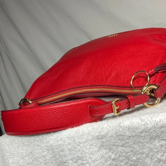 NWT - Coach Jasper Red Leather Shoulder Bag - 35593 - Picture 7 of 16